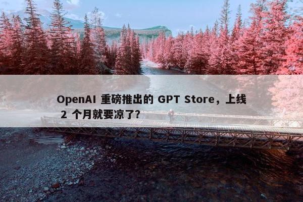 OpenAI 重磅推出的 GPT Store，上线 2 个月就要凉了？