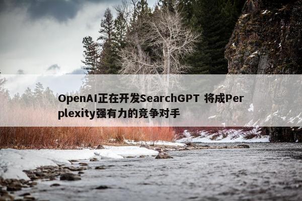 OpenAI正在开发SearchGPT 将成Perplexity强有力的竞争对手