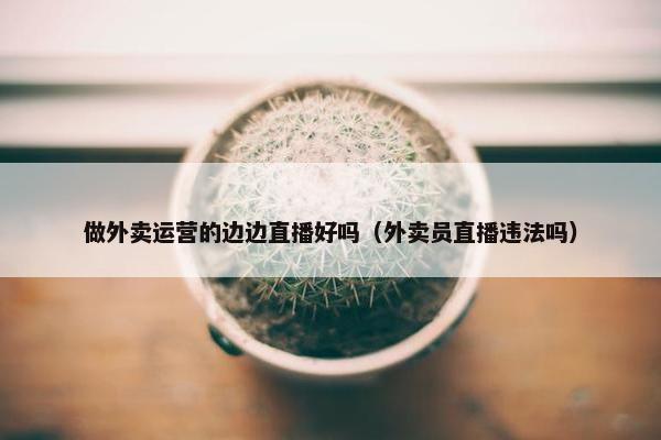 做外卖运营的边边直播好吗（外卖员直播违法吗）