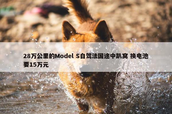 28万公里的Model S自驾法国途中趴窝 换电池要15万元