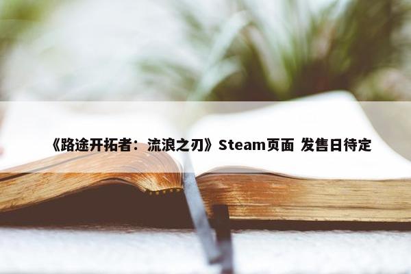 《路途开拓者：流浪之刃》Steam页面 发售日待定