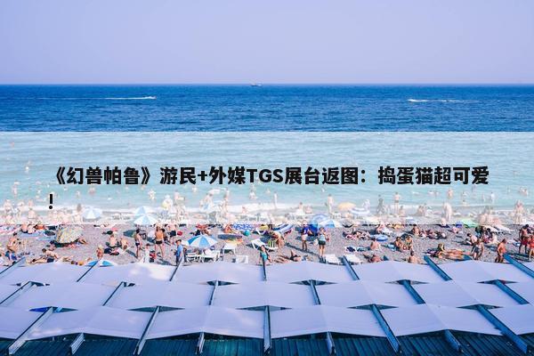 《幻兽帕鲁》游民+外媒TGS展台返图：捣蛋猫超可爱!