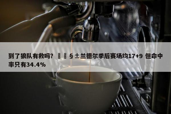 到了狼队有救吗？🧱兰德尔季后赛场均17+9 但命中率只有34.4%