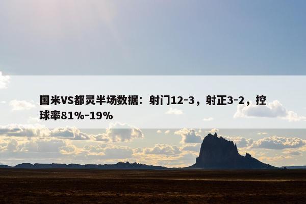 国米VS都灵半场数据：射门12-3，射正3-2，控球率81%-19%