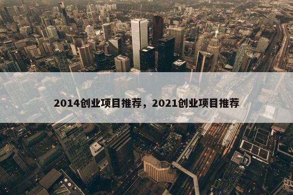 2014创业项目推荐，2021创业项目推荐