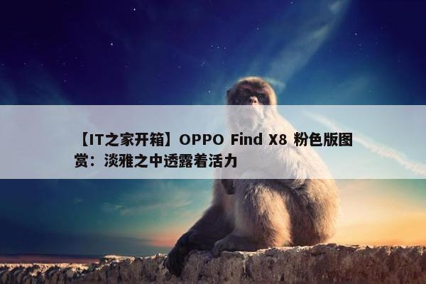 【IT之家开箱】OPPO Find X8 粉色版图赏：淡雅之中透露着活力