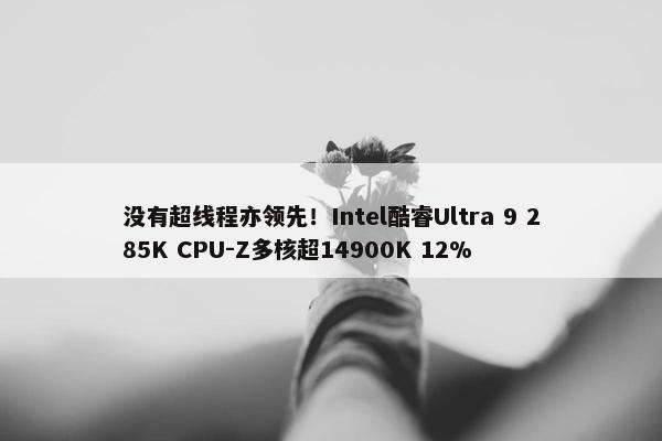 没有超线程亦领先！Intel酷睿Ultra 9 285K CPU-Z多核超14900K 12%