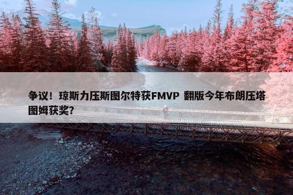 争议！琼斯力压斯图尔特获FMVP 翻版今年布朗压塔图姆获奖？