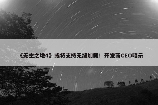 《无主之地4》或将支持无缝加载！开发商CEO暗示