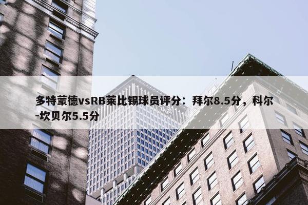 多特蒙德vsRB莱比锡球员评分：拜尔8.5分，科尔-坎贝尔5.5分