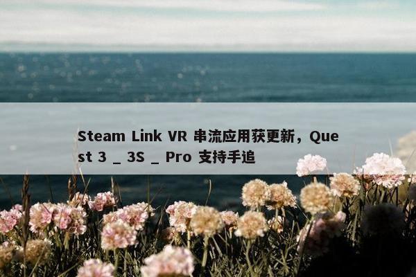 Steam Link VR 串流应用获更新，Quest 3 _ 3S _ Pro 支持手追