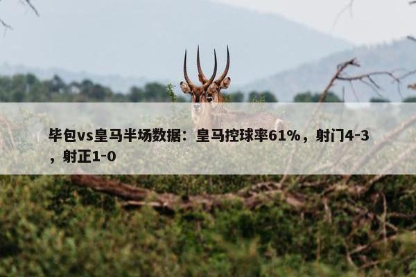 毕包vs皇马半场数据：皇马控球率61%，射门4-3，射正1-0