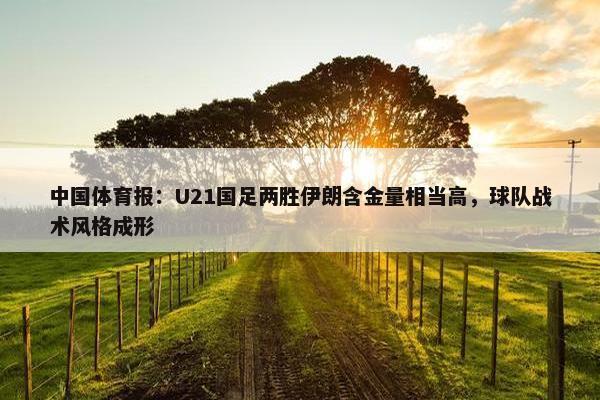 中国体育报：U21国足两胜伊朗含金量相当高，球队战术风格成形