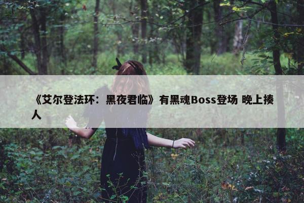 《艾尔登法环：黑夜君临》有黑魂Boss登场 晚上揍人