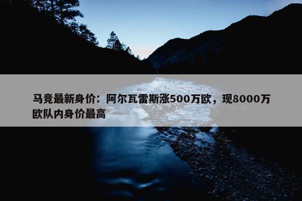 马竞最新身价：阿尔瓦雷斯涨500万欧，现8000万欧队内身价最高