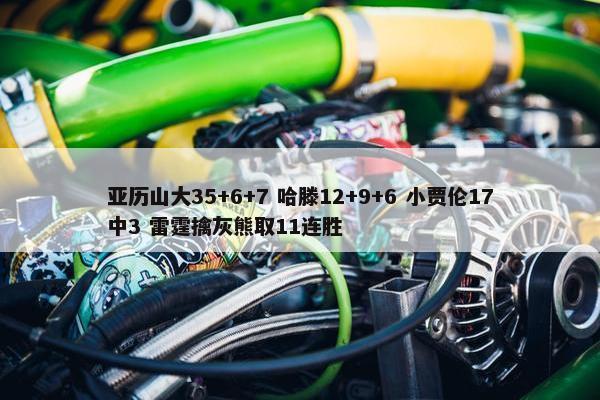 亚历山大35+6+7 哈滕12+9+6 小贾伦17中3 雷霆擒灰熊取11连胜