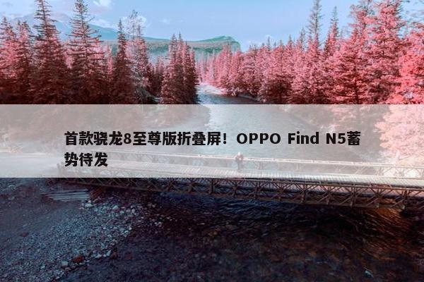 首款骁龙8至尊版折叠屏！OPPO Find N5蓄势待发