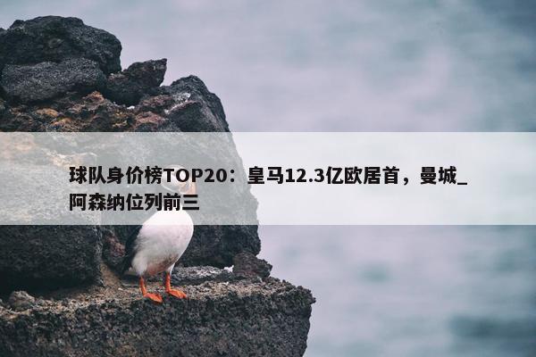 球队身价榜TOP20：皇马12.3亿欧居首，曼城_阿森纳位列前三