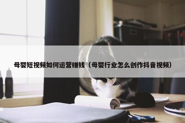 母婴短视频如何运营赚钱（母婴行业怎么创作抖音视频）