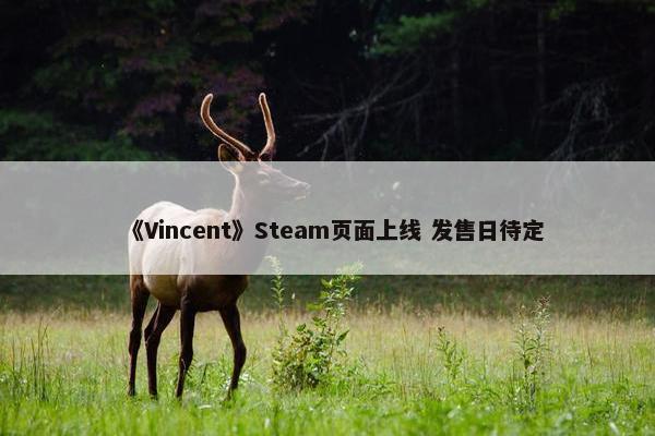 《Vincent》Steam页面上线 发售日待定