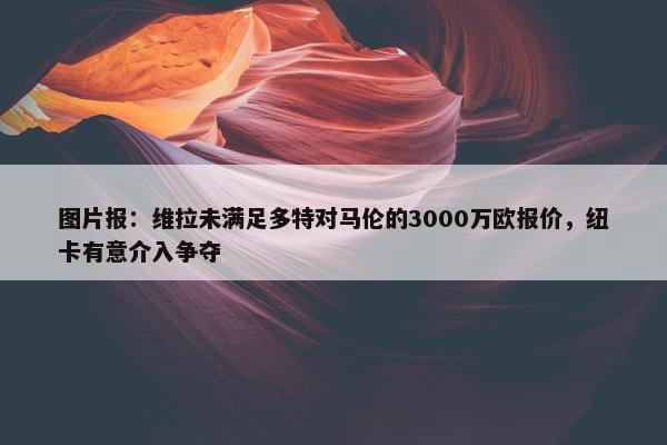 图片报：维拉未满足多特对马伦的3000万欧报价，纽卡有意介入争夺