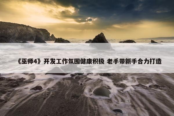 《巫师4》开发工作氛围健康积极 老手带新手合力打造