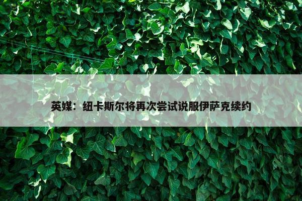 英媒：纽卡斯尔将再次尝试说服伊萨克续约