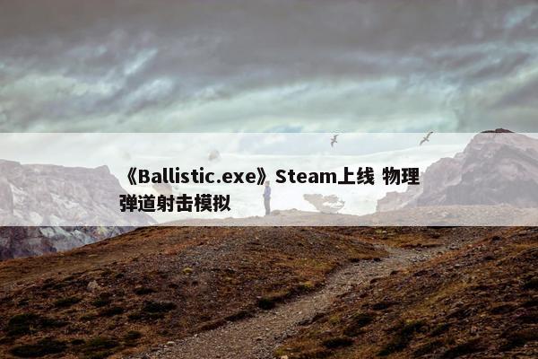 《Ballistic.exe》Steam上线 物理弹道射击模拟