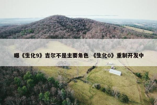 曝《生化9》吉尔不是主要角色 《生化0》重制开发中