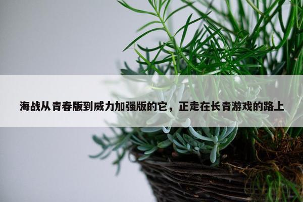 海战从青春版到威力加强版的它，正走在长青游戏的路上